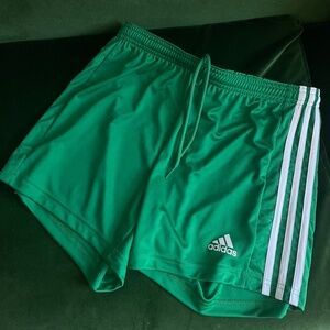 Green Adidas Shorts